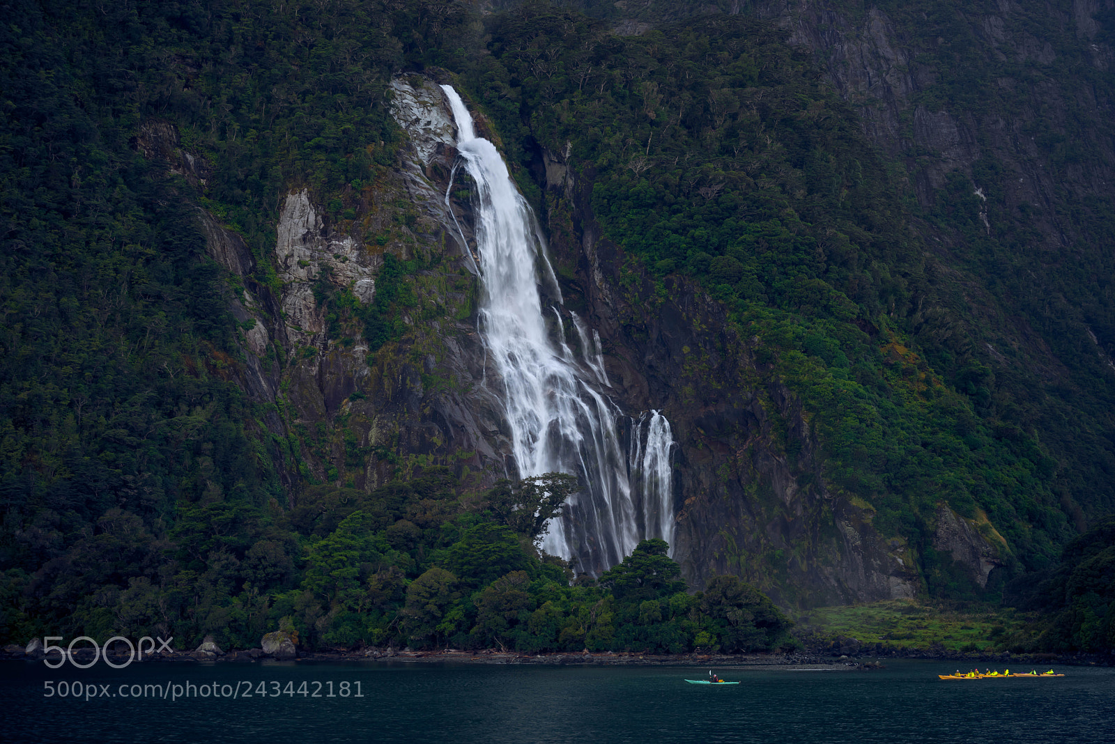 Pentax K-1 sample photo. Milford sound waterfall nz photography