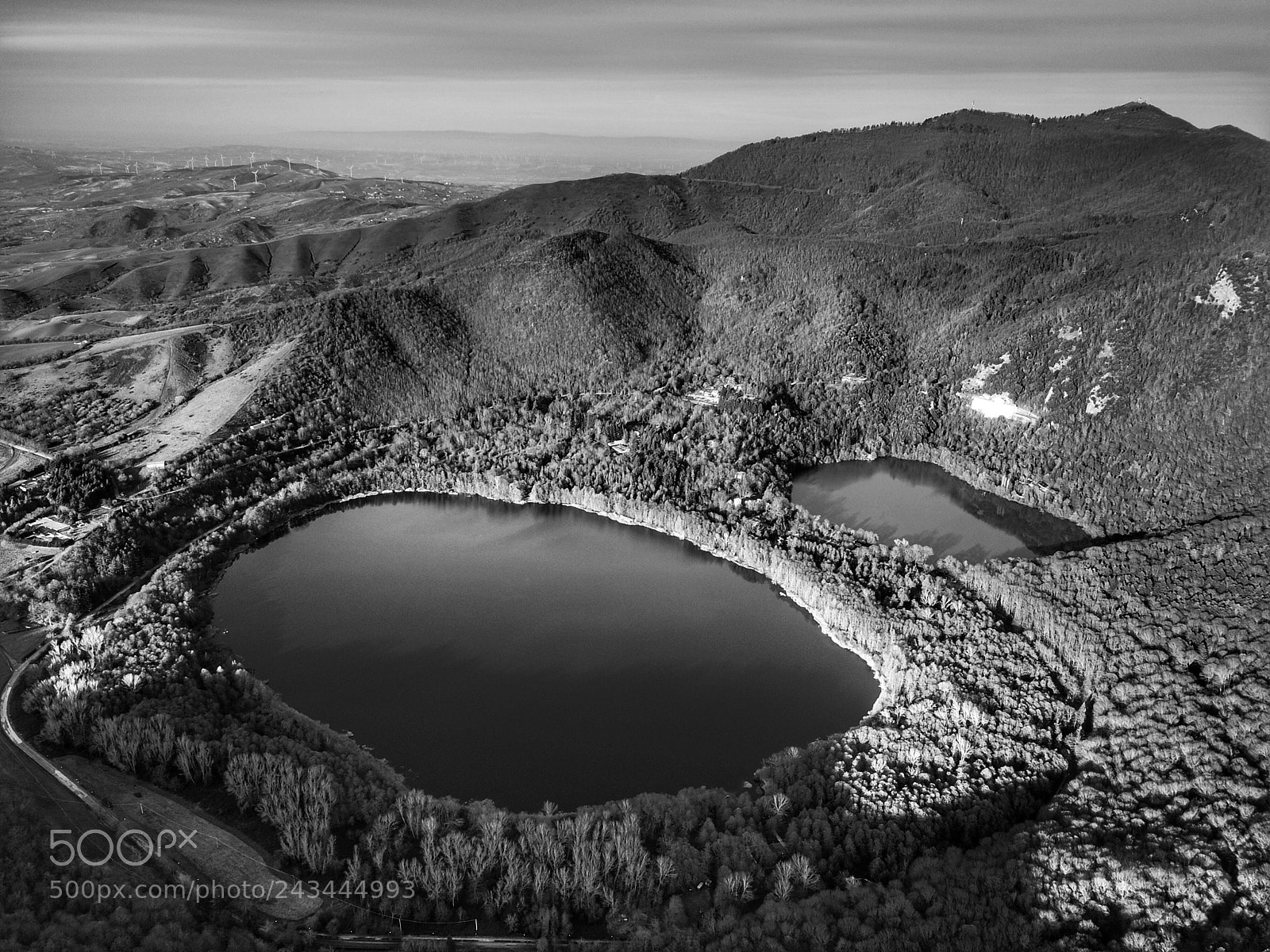 DJI FC220 sample photo. Lakes photography