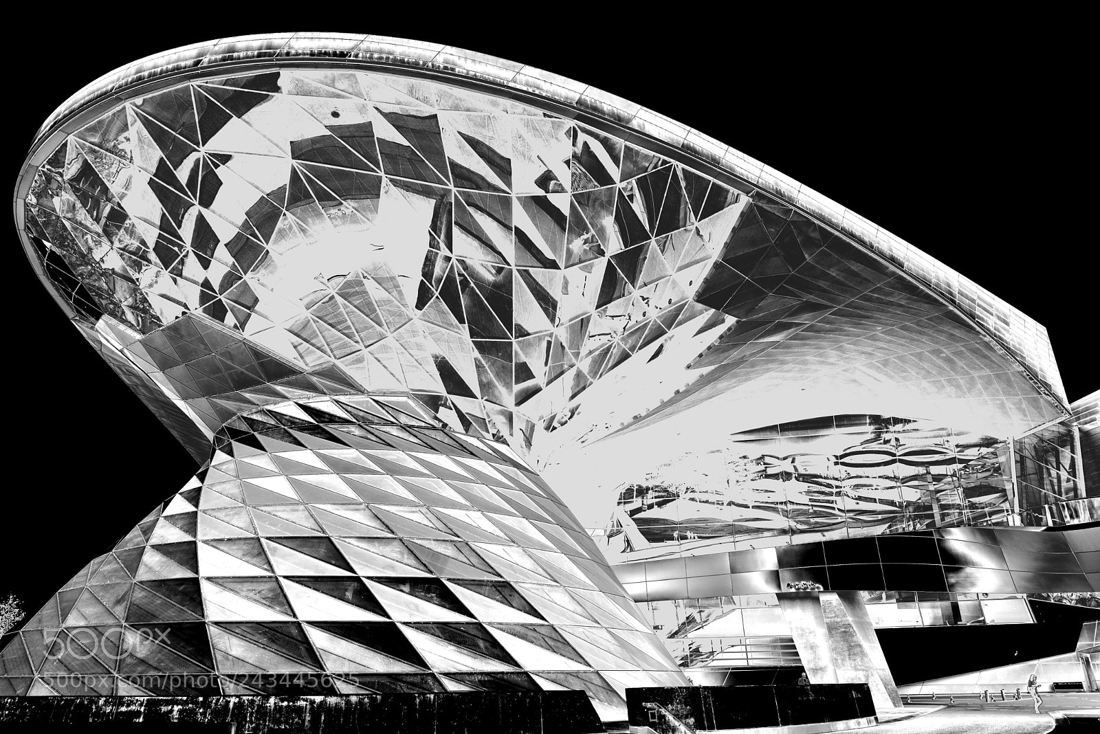 Nikon D750 sample photo. Bmw world 2 - negative photography