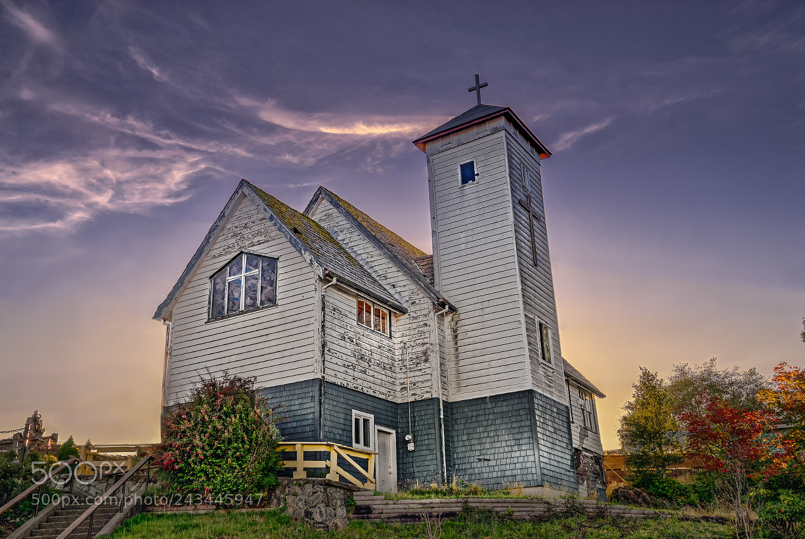 Sony a7R sample photo. Old church in ucluelet photography
