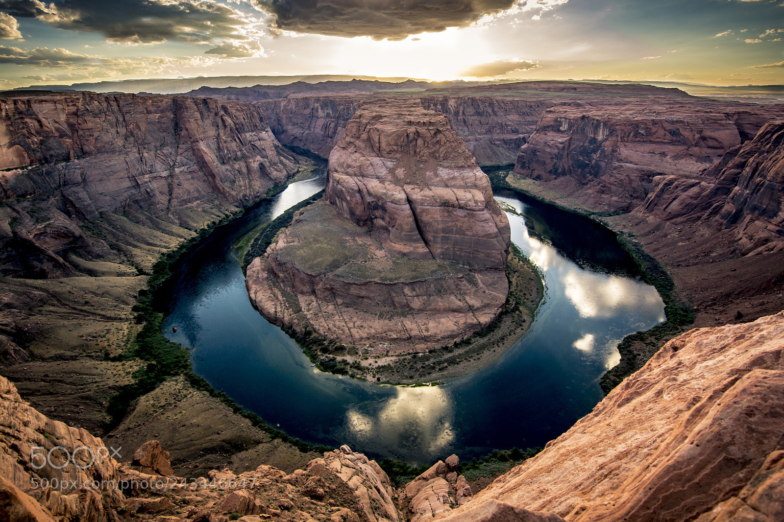 Nikon D7100 sample photo. Reflection in the horseshoe photography