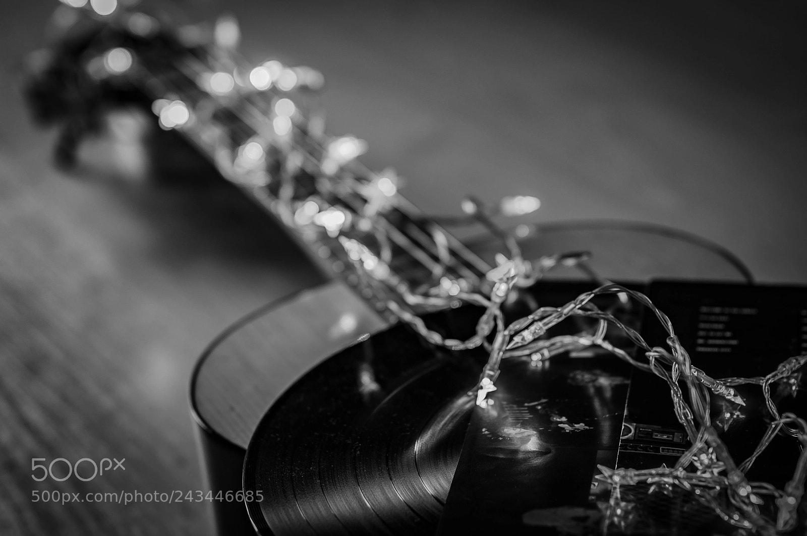 Sony SLT-A55 (SLT-A55V) sample photo. The guitar and the photography