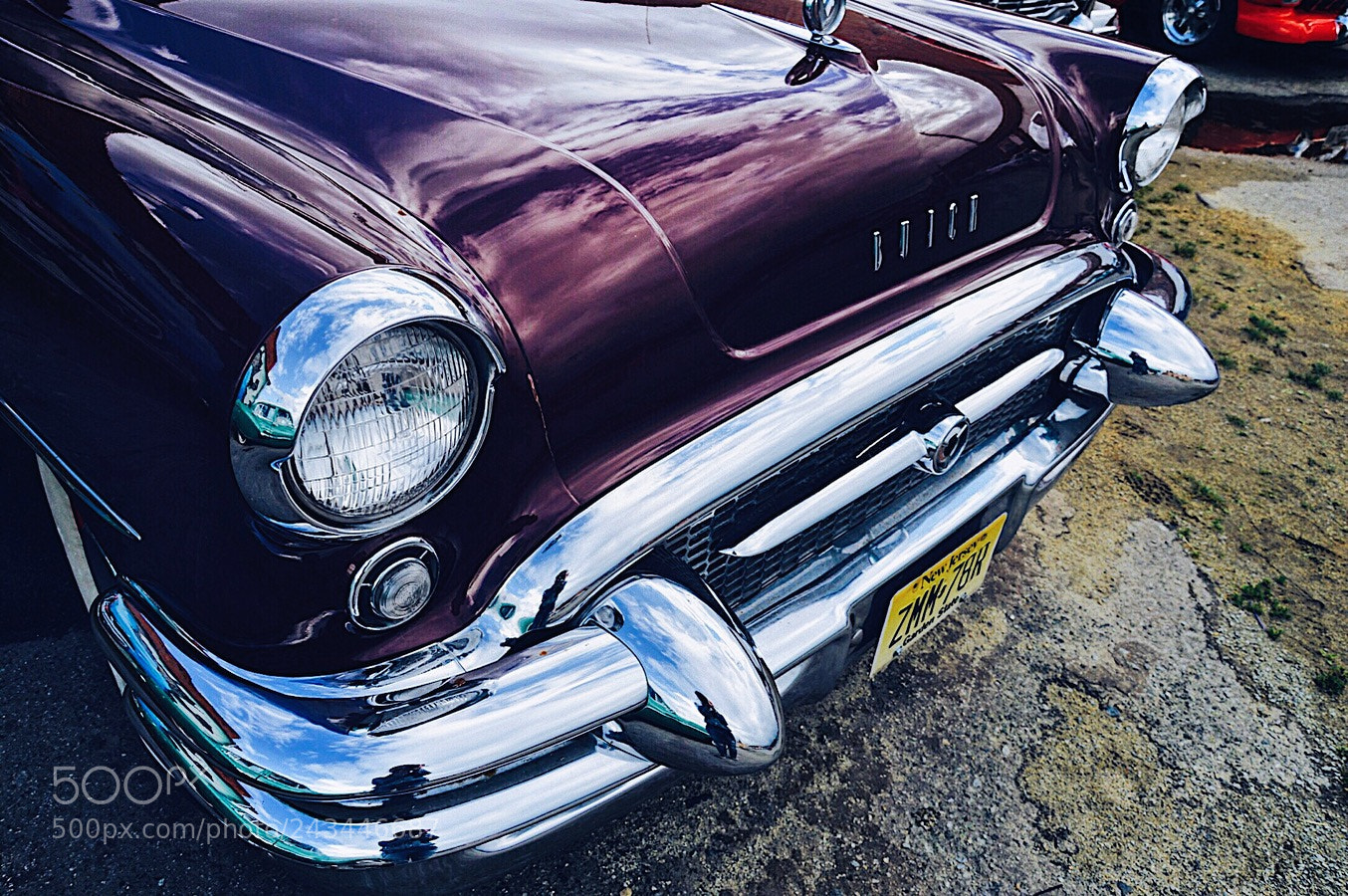 Nikon D3200 sample photo. Retro car museum photography