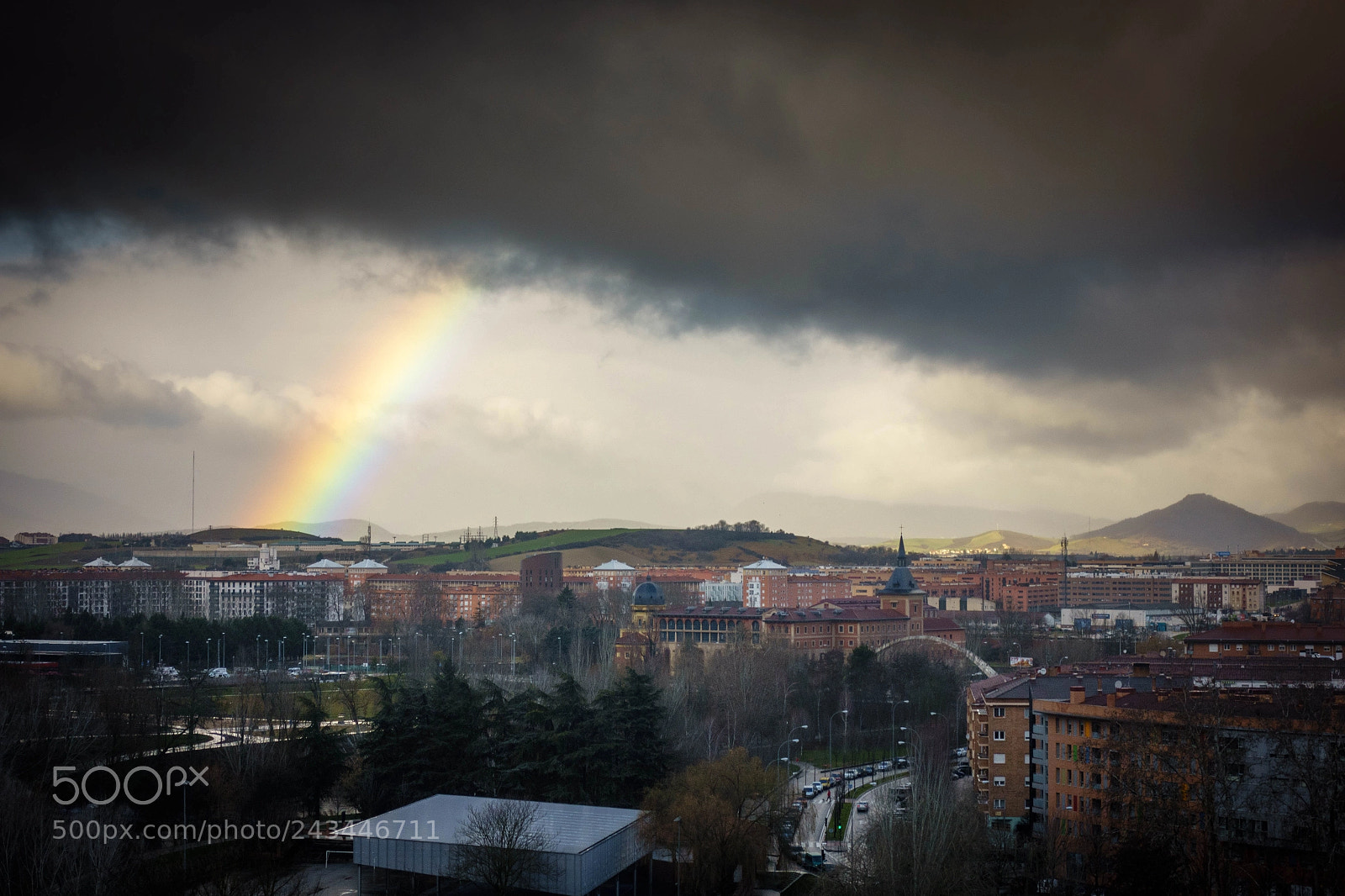 Sony Cyber-shot DSC-RX100 IV sample photo. Arco iris en pamplona photography