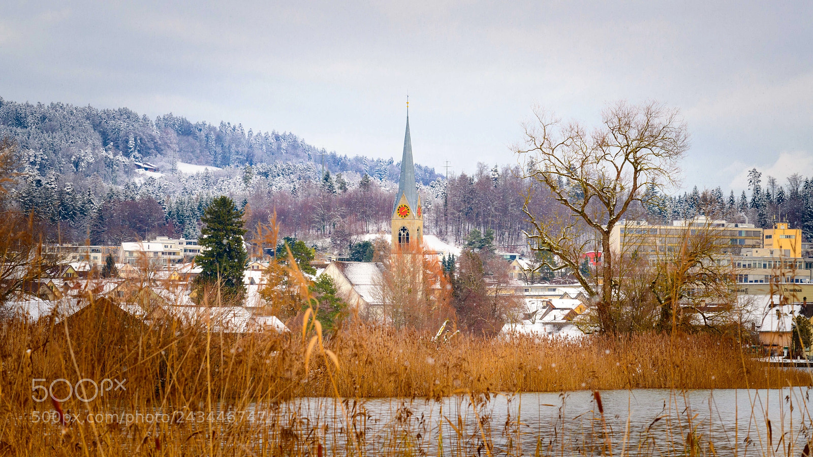 Nikon D850 sample photo. Church near a swiss photography