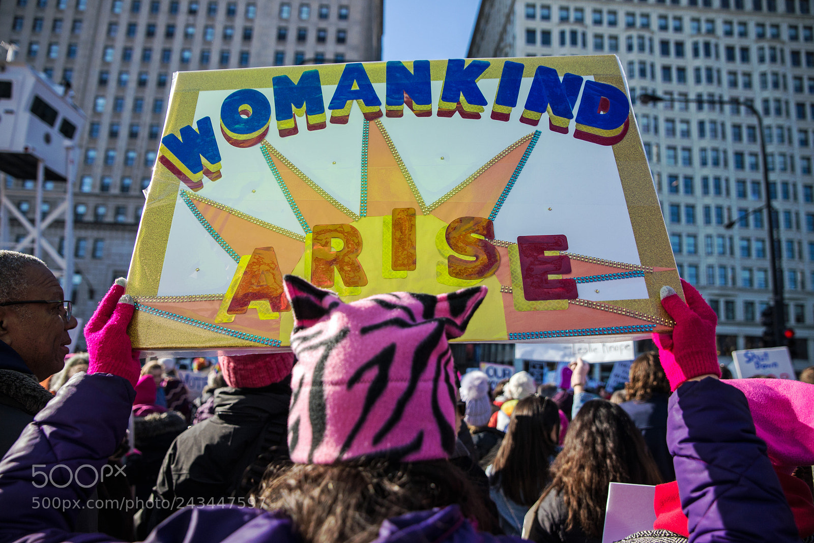 Nikon D610 sample photo. The women's march 2018 (i) photography