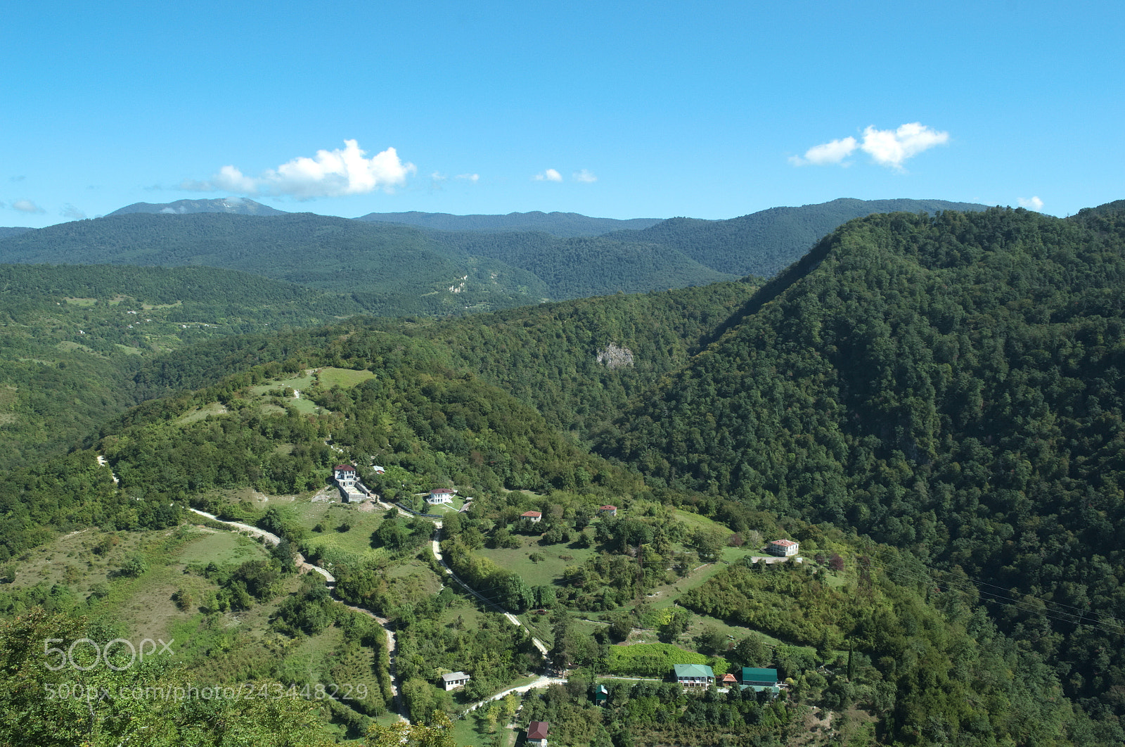 Nikon D3100 sample photo. Сottages in the mountains photography