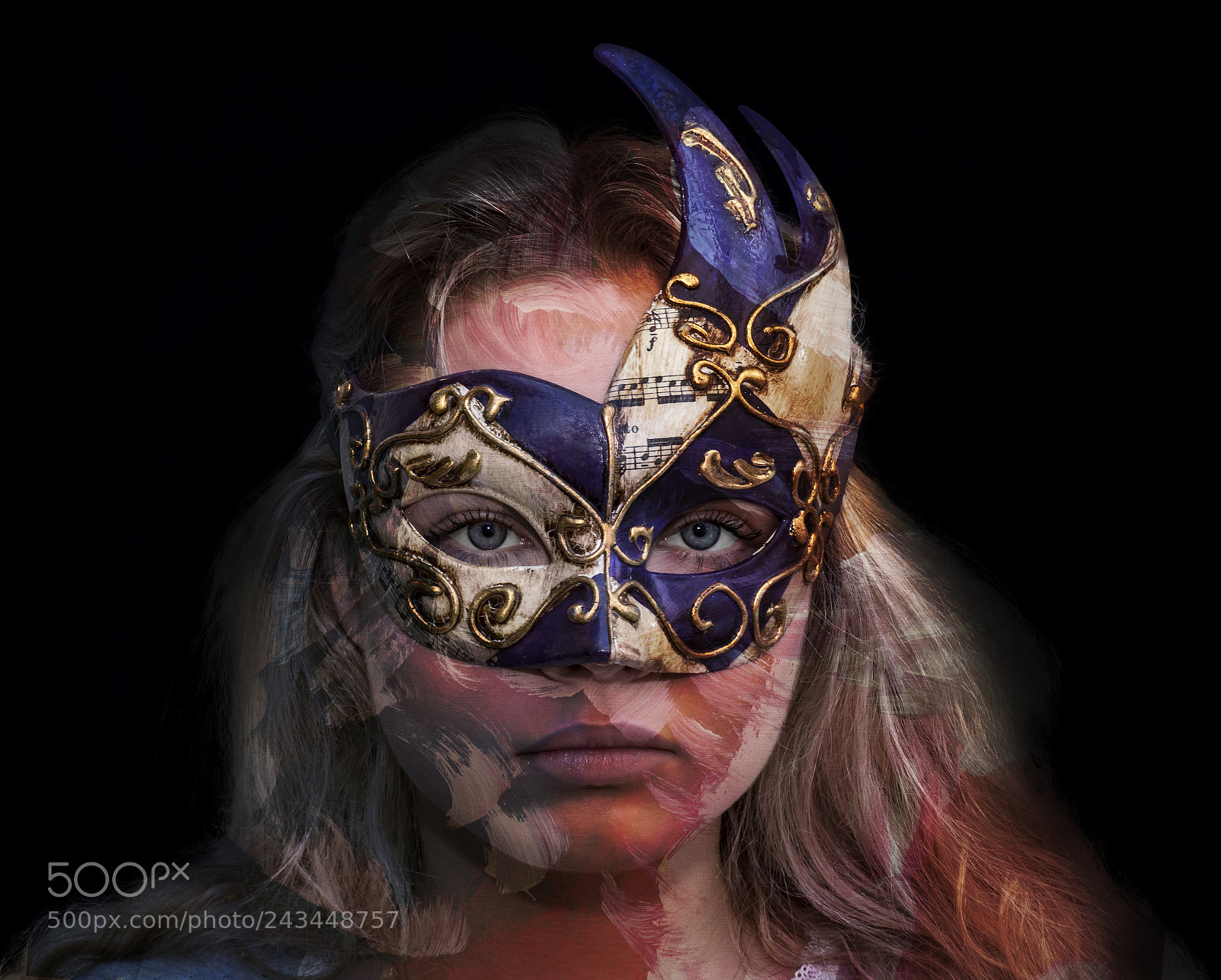 Olympus PEN-F sample photo. Venetian mask photography