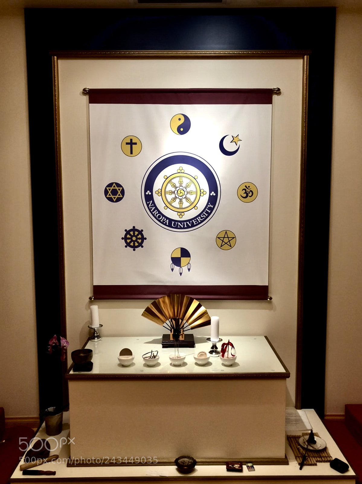Apple iPhone 8 Plus sample photo. Naropa university altar photography