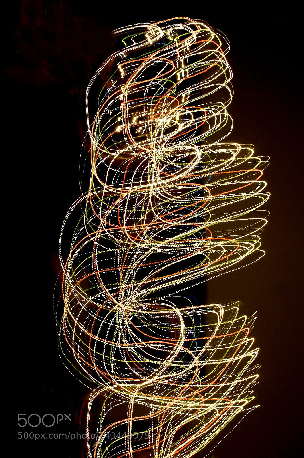 Nikon D90 sample photo. Light swirl photography