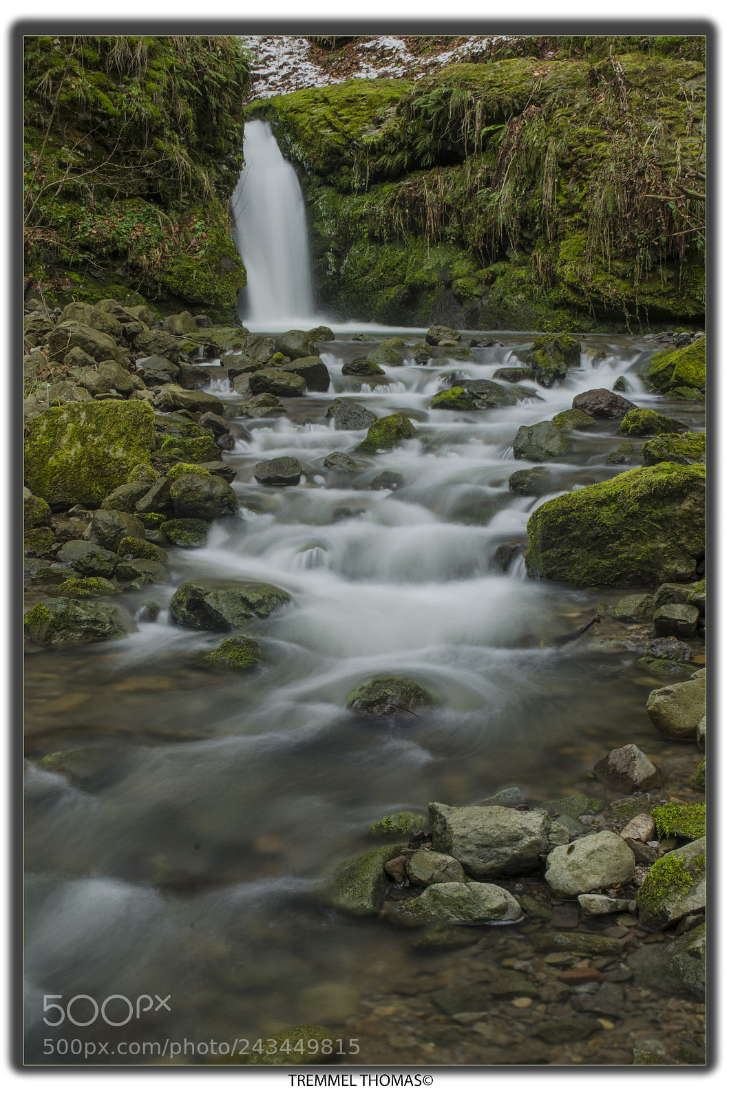 Nikon D5100 sample photo. Waterfall in the middle photography