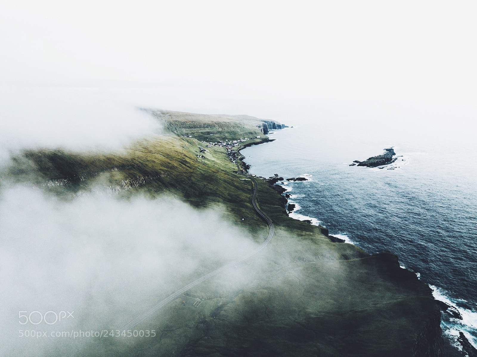 DJI FC220 sample photo. Above the sea mist photography