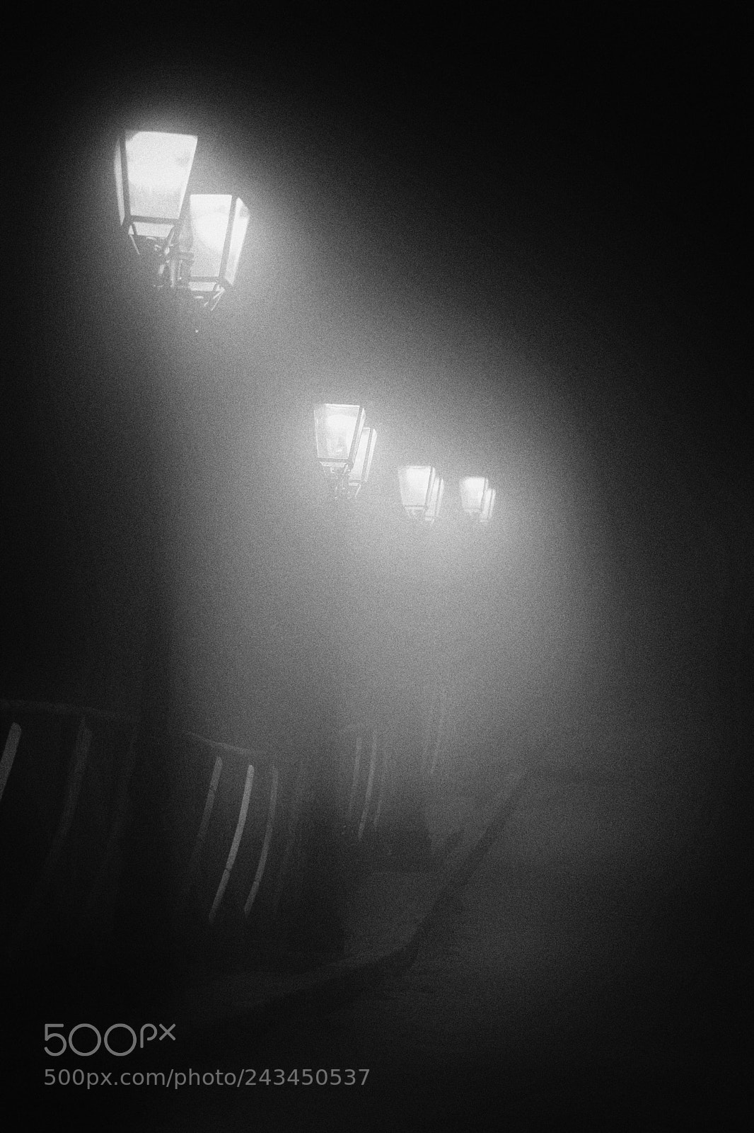 Pentax K-70 sample photo. Fog and light photography