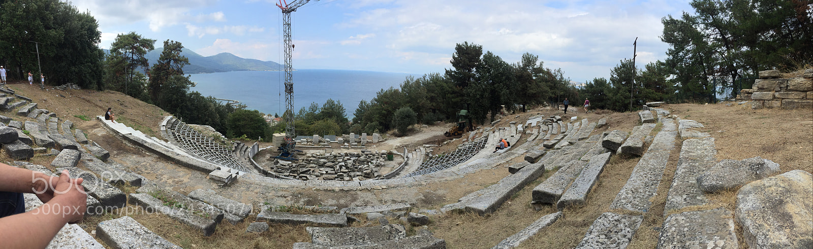 Apple iPhone 6 sample photo. Thassos. greek island amphitheatre photography