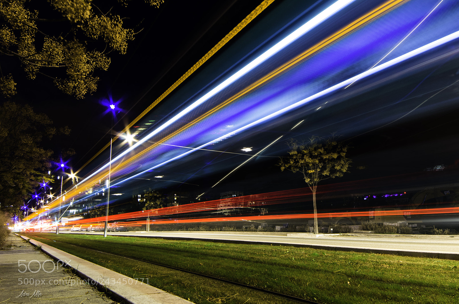 Nikon D5100 sample photo. Trammay lights photography