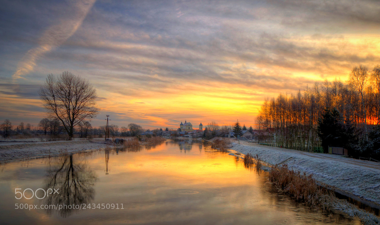 Pentax K-30 sample photo. Sunrise in tykocin photography