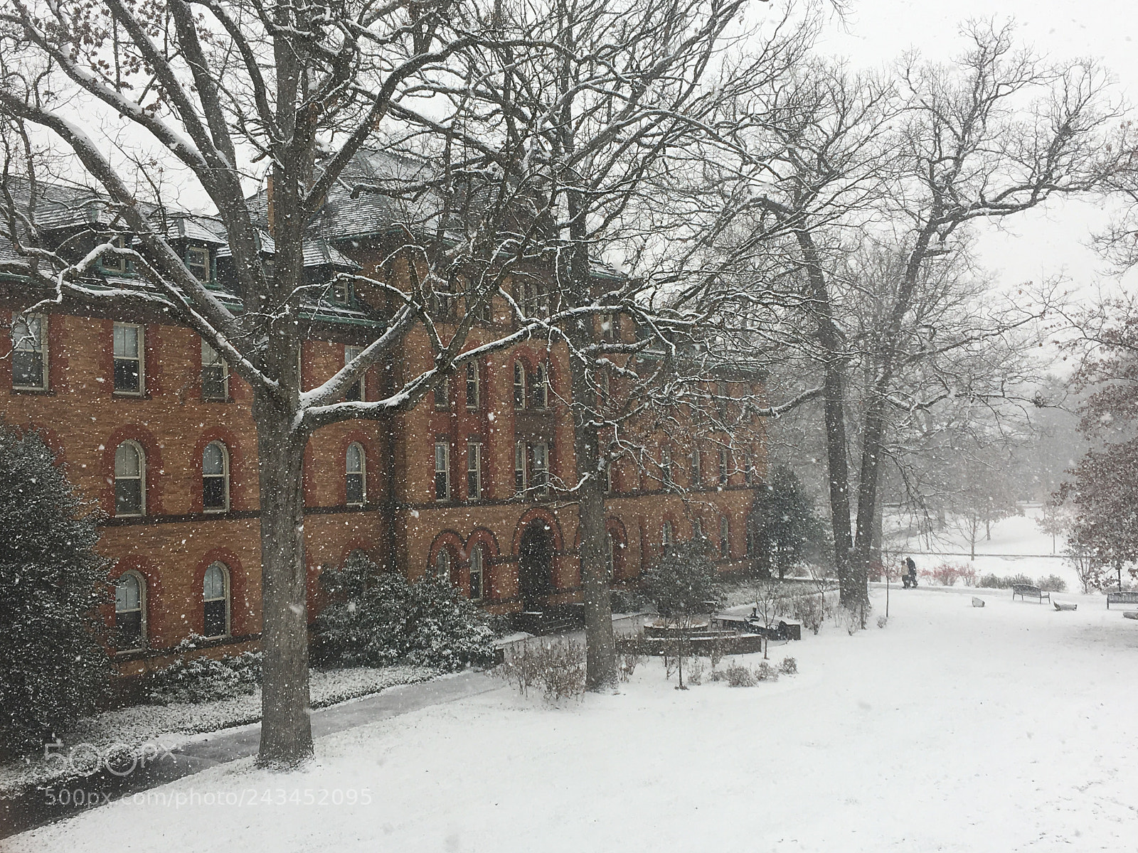 Apple iPhone 6s sample photo. Snowy building 2 photography