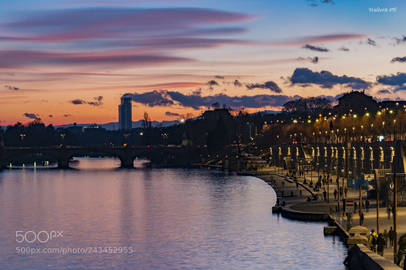 Sony a7R II sample photo. Murazzi di sera photography
