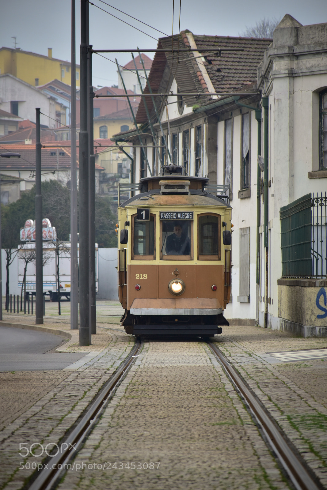 Nikon D5600 sample photo. Porto tram photography