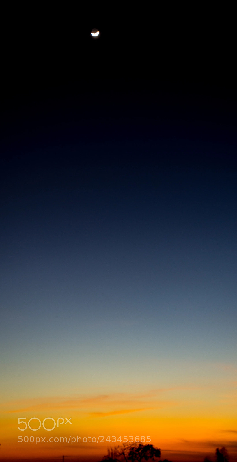 Nikon D7200 sample photo. Atardecer con luna photography