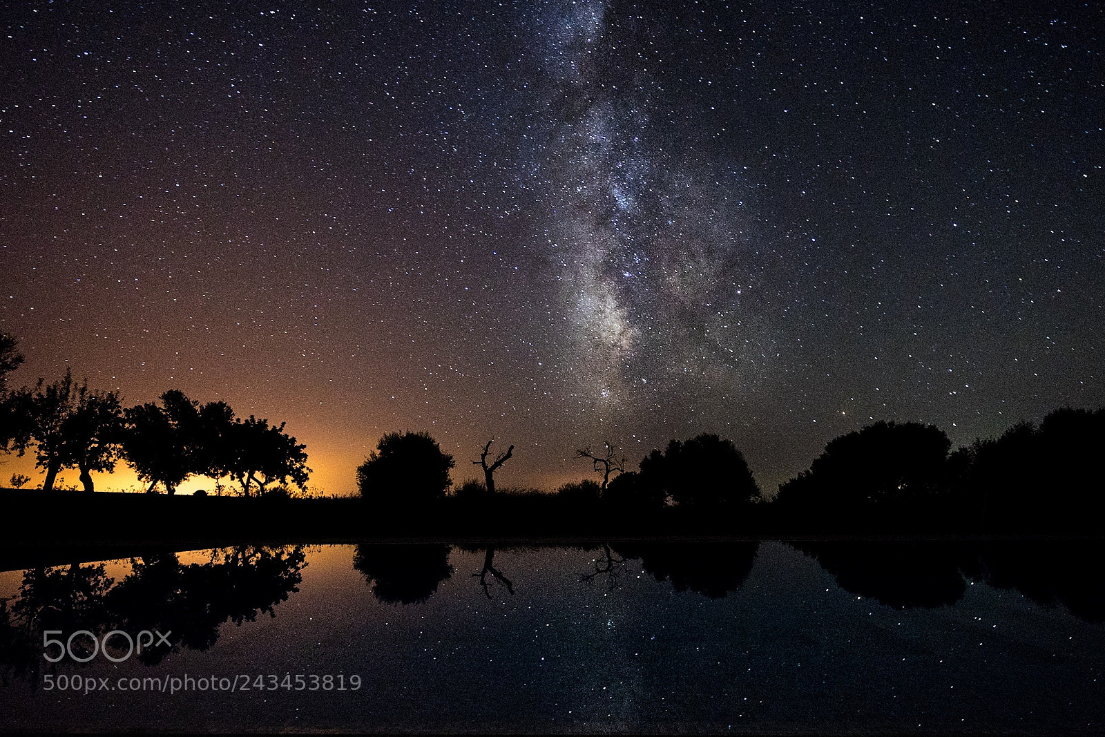Sony a7 sample photo. Milkyway above mallorca photography