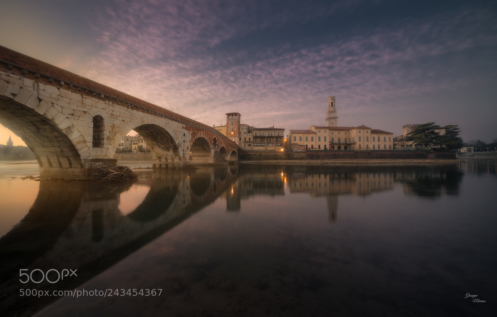 Sony a7R III sample photo. Sunrise in verona photography