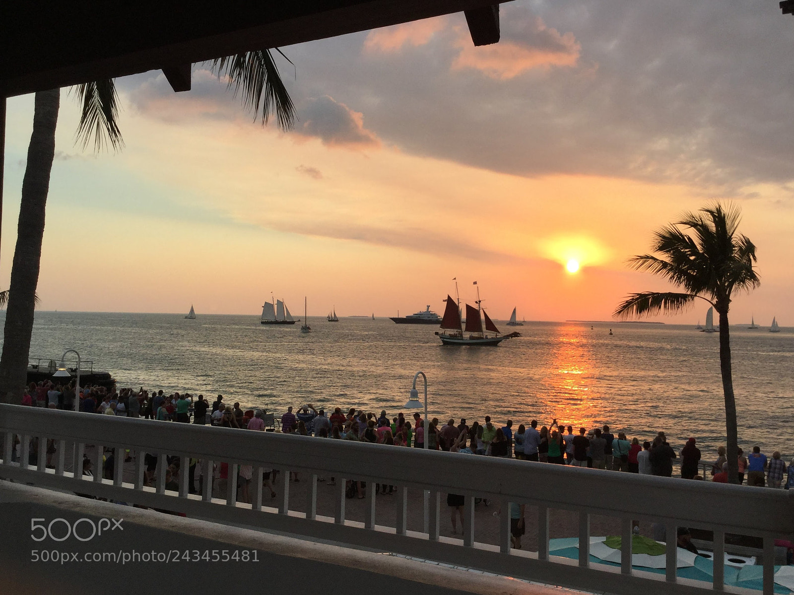 Apple iPad Air 2 sample photo. Key west sunset photography