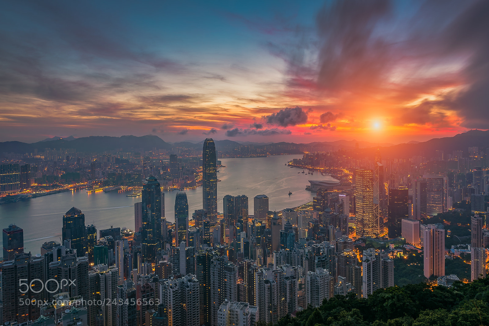 Nikon D810 sample photo. Good morning hong kong. photography