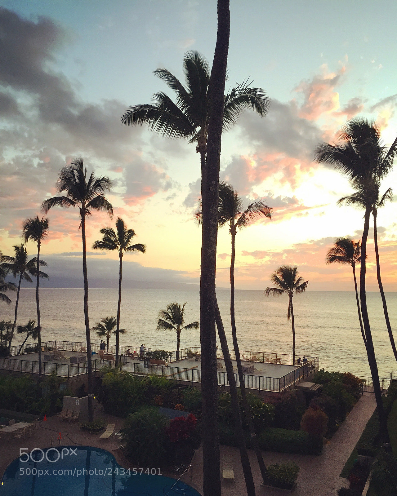 Apple iPhone 6 sample photo. Sunset in maui, hawaii photography