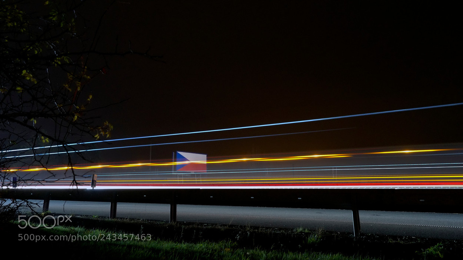 Sony SLT-A58 sample photo. Night on a highway photography