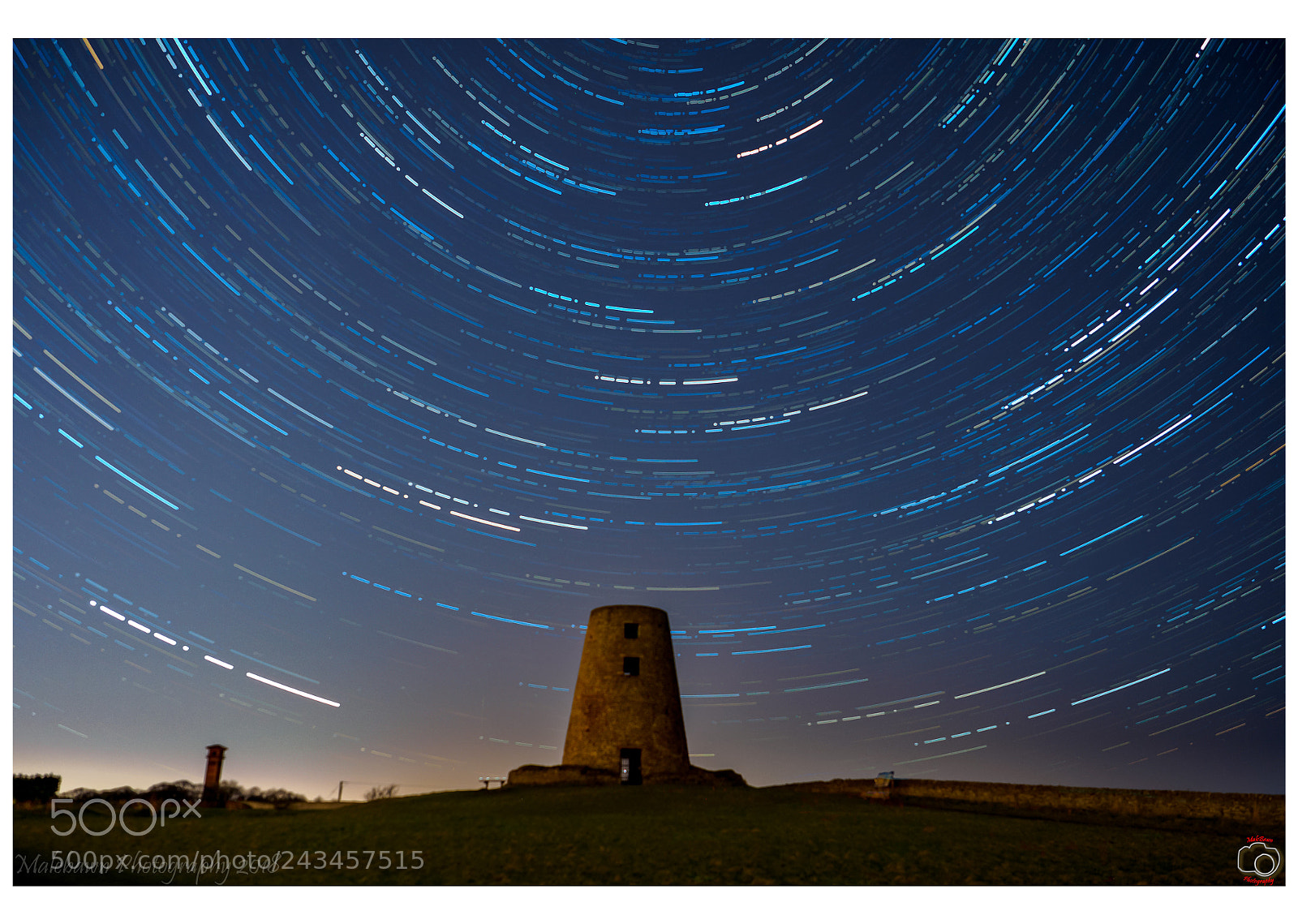 Olympus OM-D E-M5 II sample photo. Stuttering star trail. photography