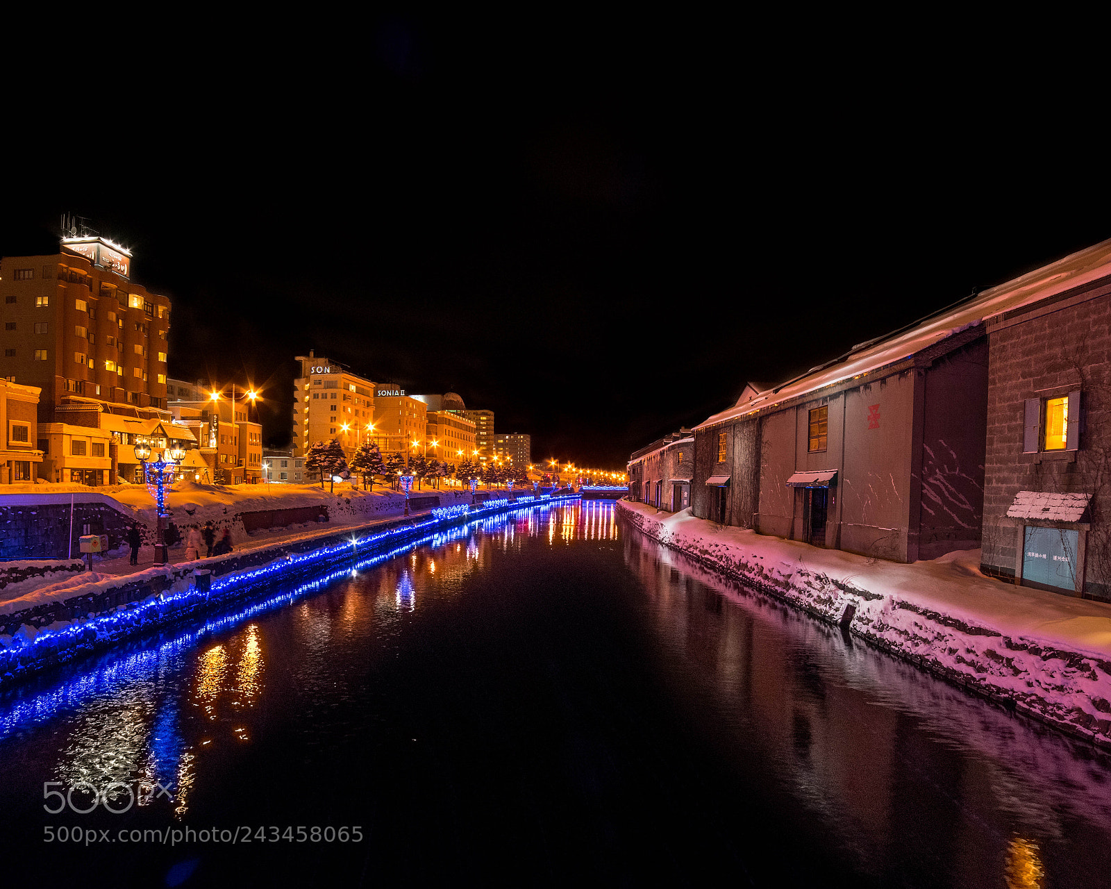 Nikon D810 sample photo. Otaru canal (hokkaido, japan) photography