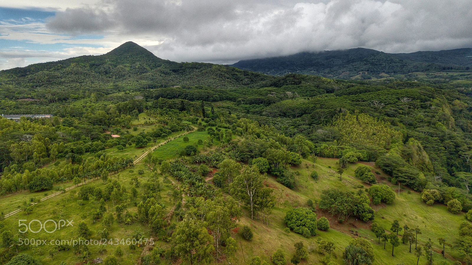 DJI FC220 sample photo. Chamarel photography