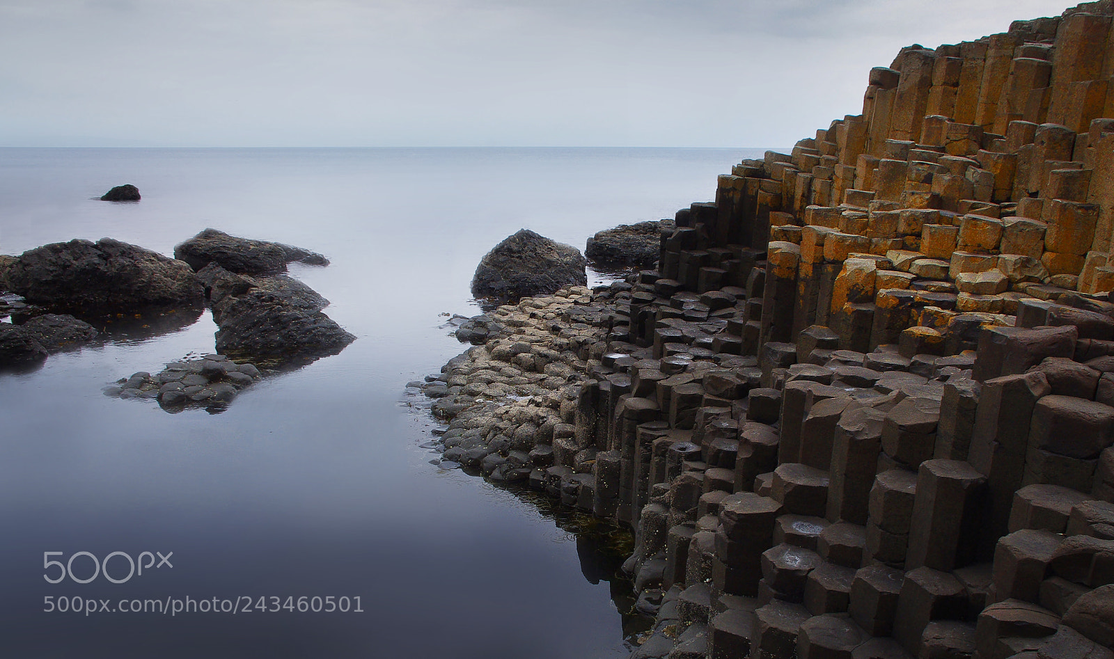 Pentax K-x sample photo. Giants causeway photography