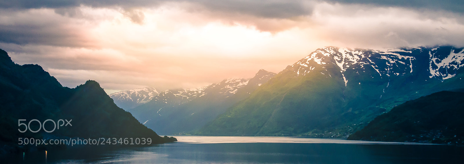 Nikon D5000 sample photo. Norwegian fjord photography