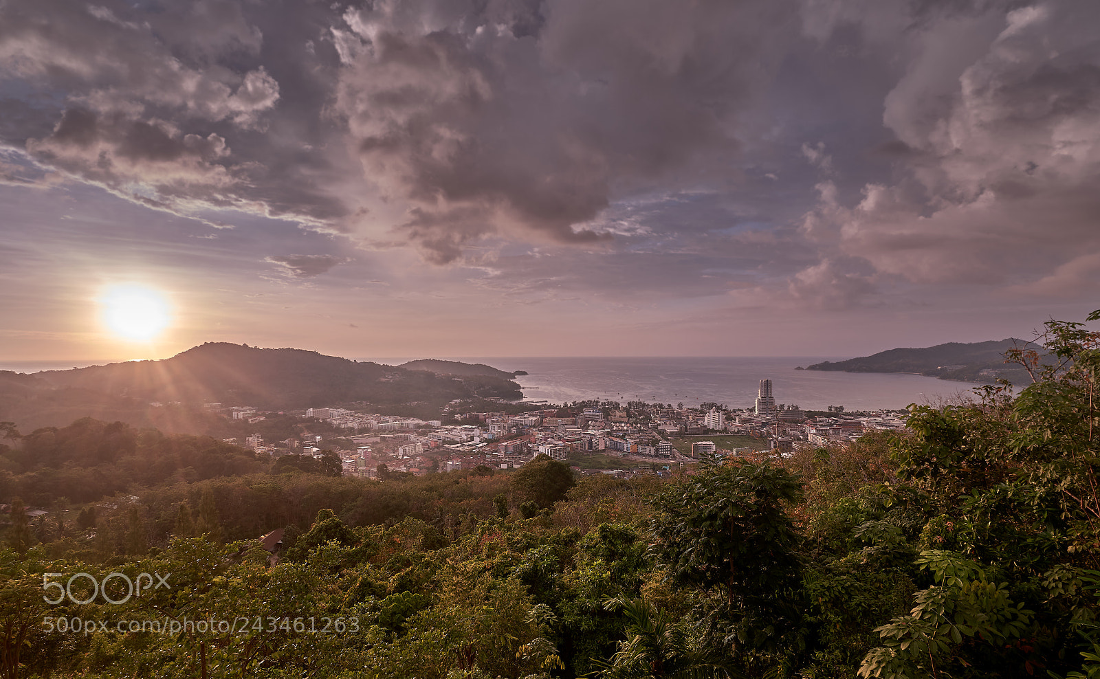 Sony a7R III sample photo. Patong beach view, phuket photography