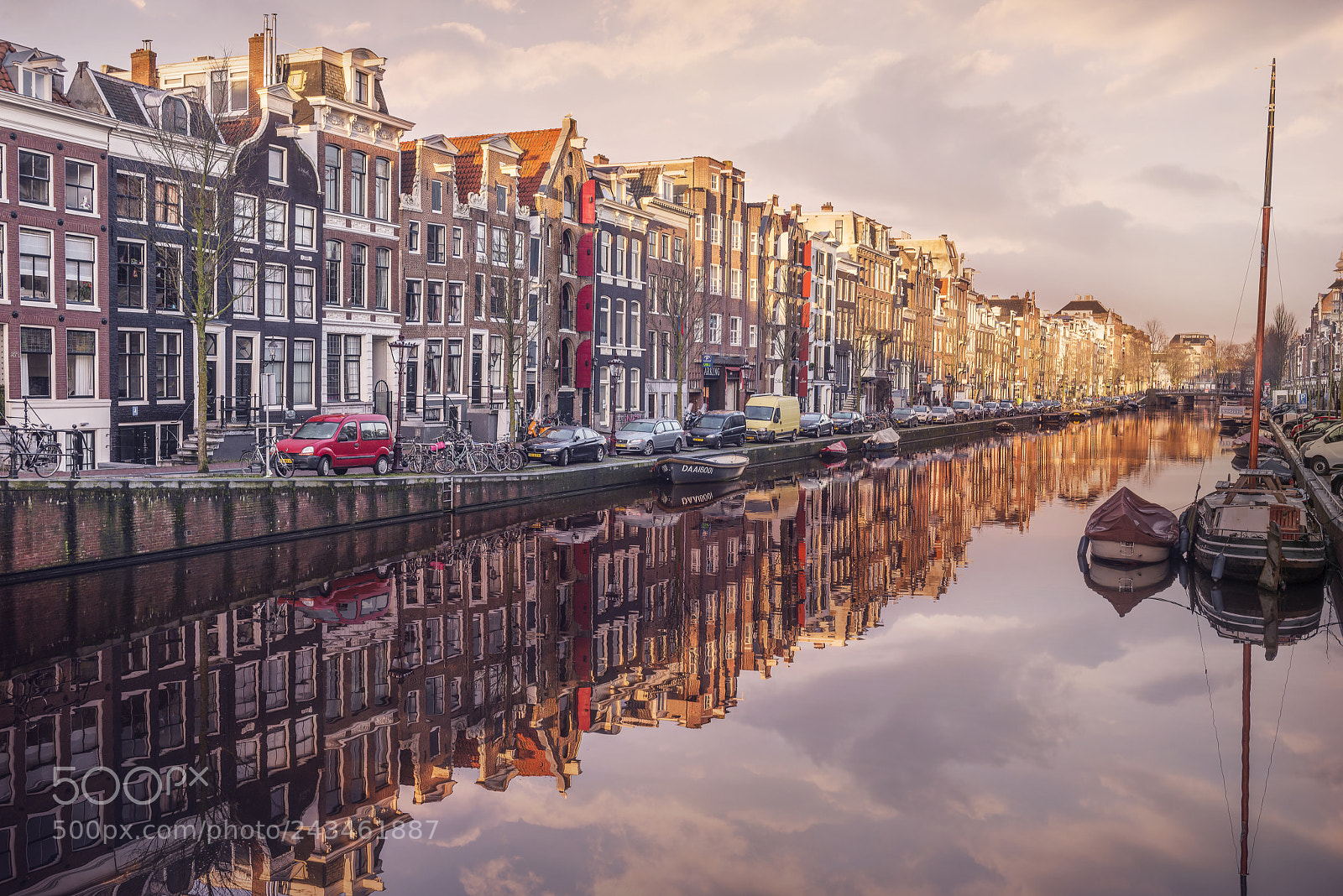 Nikon D800 sample photo. Winter's morning in amsterdam photography