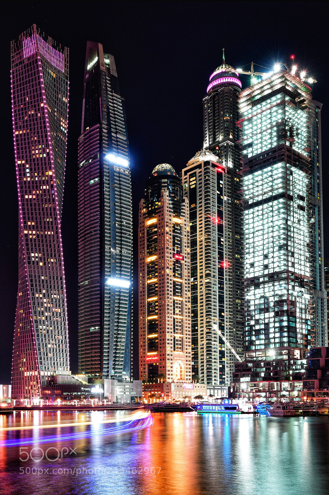 Nikon D850 sample photo. Dubai marina photography