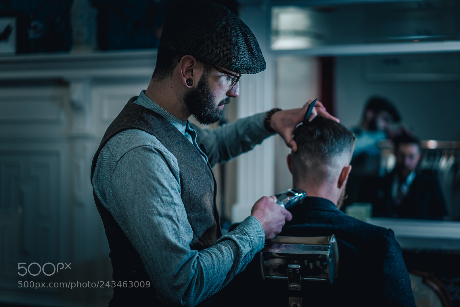 Sony a7R II sample photo. Local barber at work photography