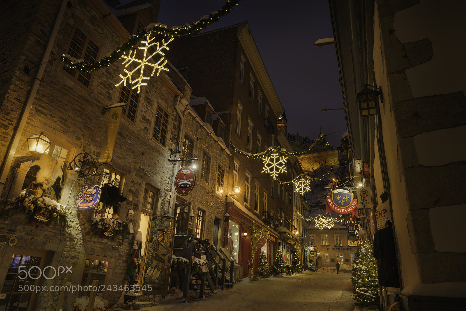 Nikon D810 sample photo. Old quebec street lights photography
