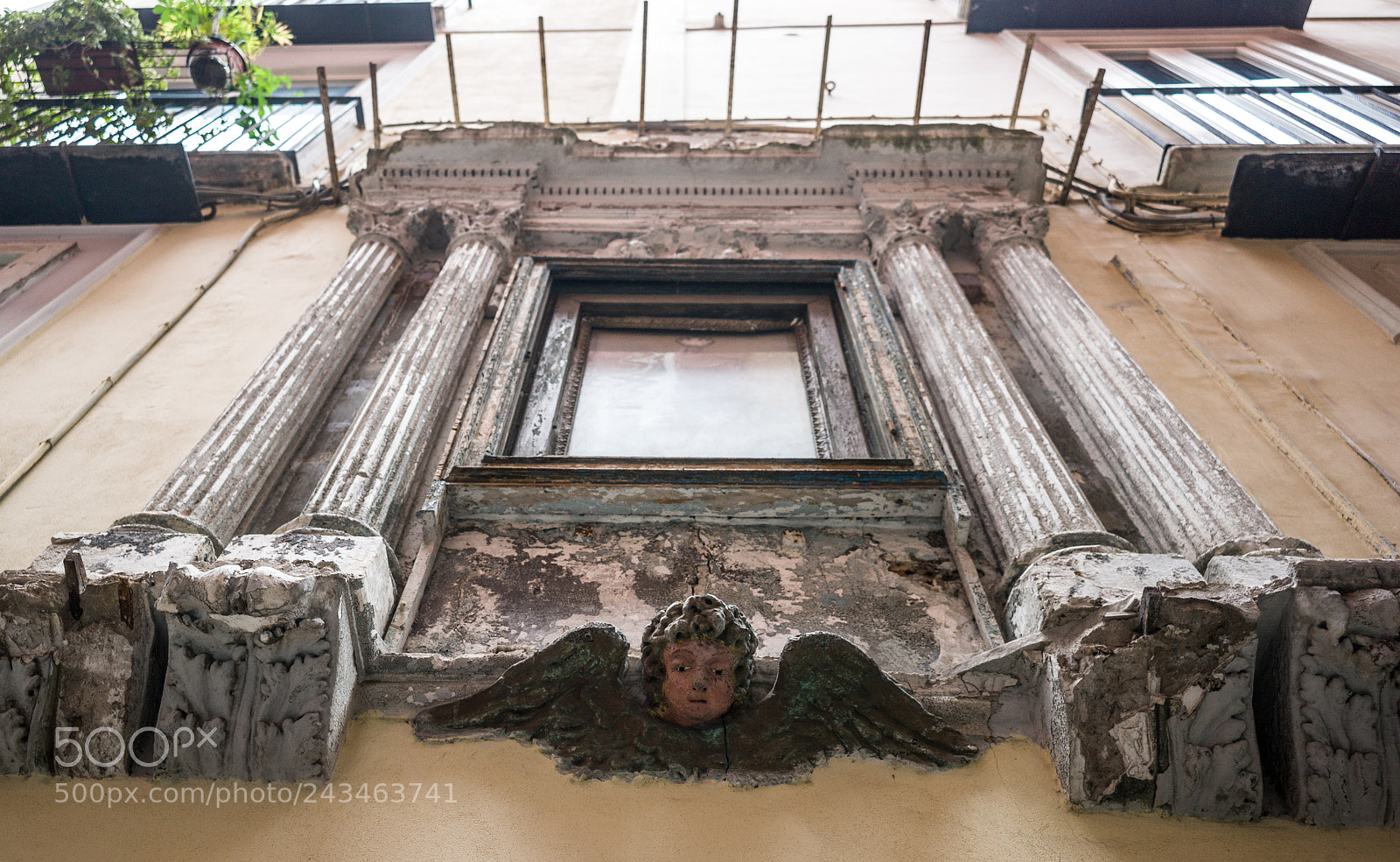 Leica M9 sample photo. Bas-relief of angel in photography