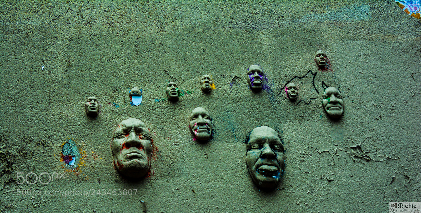 Nikon D7100 sample photo. Gesichter photography