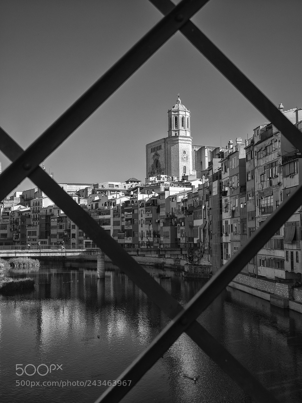 Olympus OM-D E-M1 sample photo. Puente de hierro, girona photography