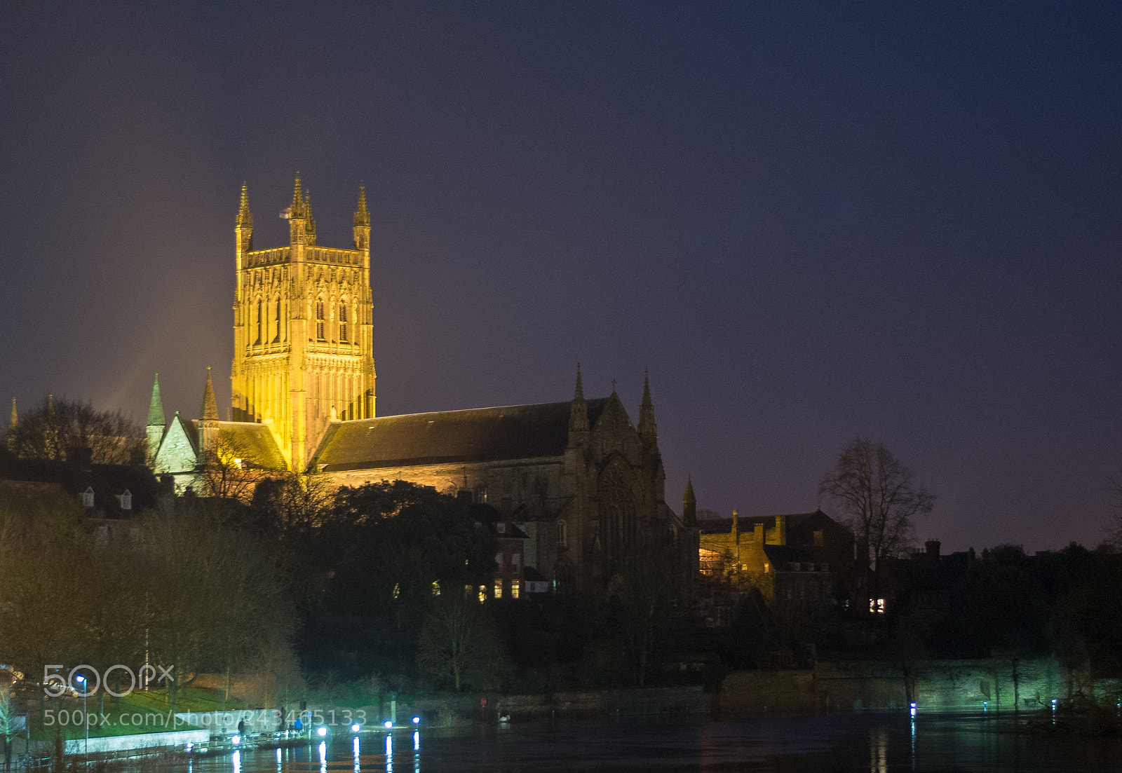 Pentax K-50 sample photo. Worcester cathedral photography