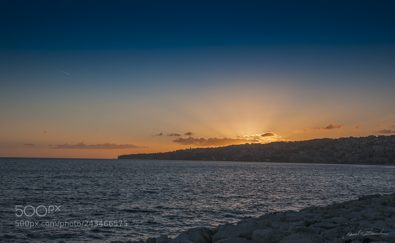 Nikon D300 sample photo. Tramonto sul golfo photography