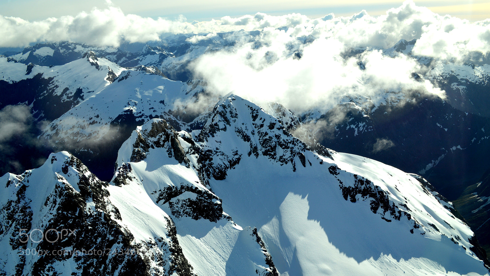 Nikon D3200 sample photo. Above the south alps photography