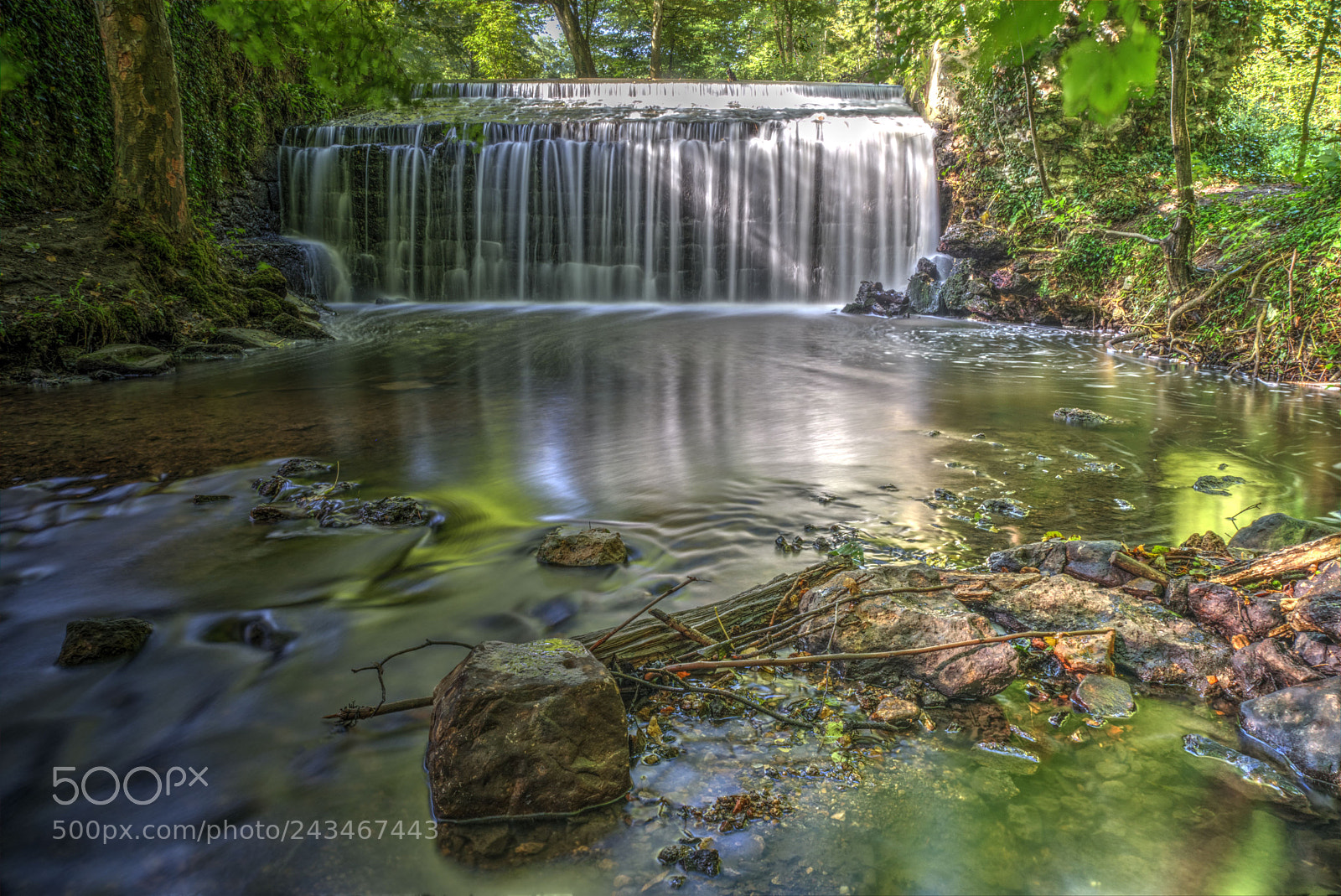 Sony a7 II sample photo. Cascade de cernay #1 photography