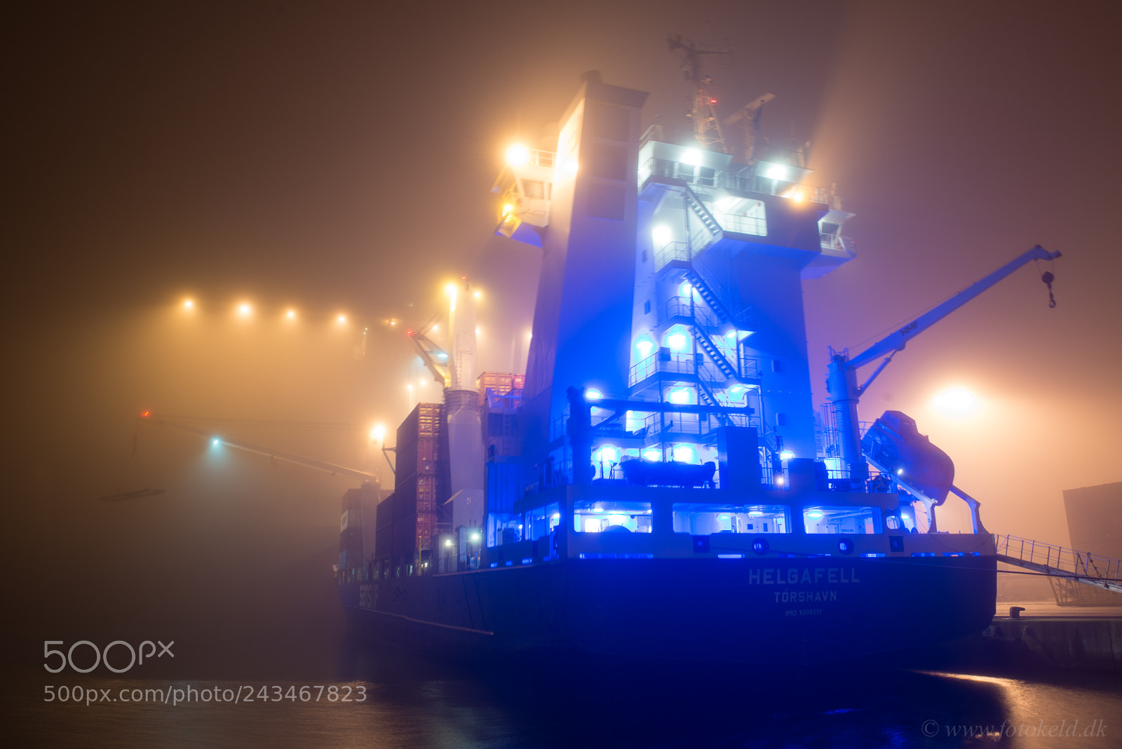 Nikon D800 sample photo. Helgafell in the fog photography