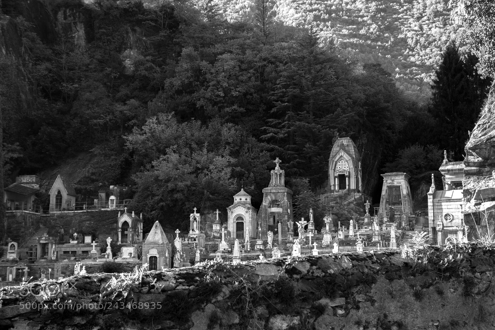 Sony Cyber-shot DSC-RX100 sample photo. Cemetery in chiavenna photography