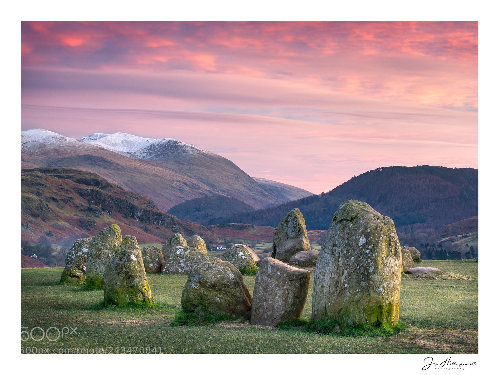Nikon D7100 sample photo. Castlerigg sunset photography